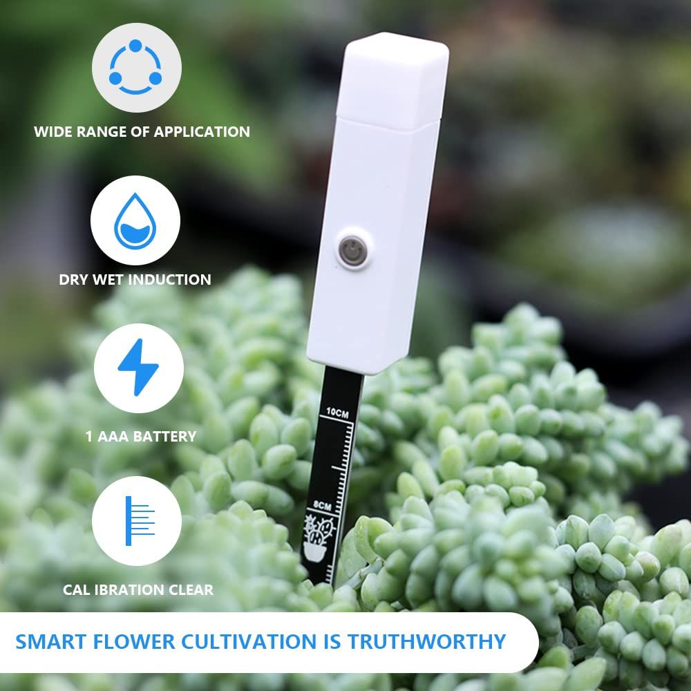 Soil Moisture Meter, Plant Water Meter for House Plants, Indoor Potted Plants & Outdoor Plants, Smart Soil Moisture with 3 Colorful — image 2