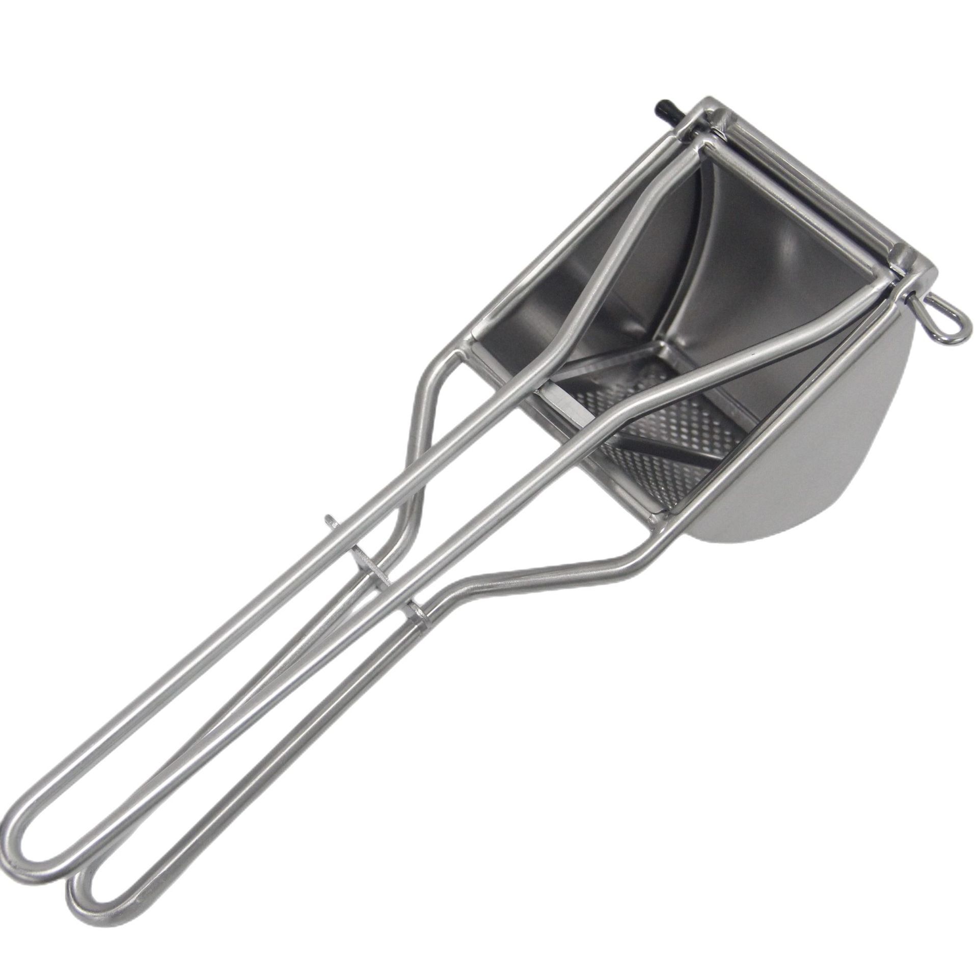 Stainless Steel Potato Press and Ricer to Puree All Root Vegetables Kitchen Essential Stainless Steel Potato Ricer for Gourmets Mashed Vegetables