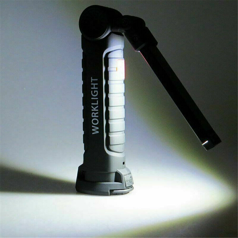Portable COB LED Work Light Car Garage Mechanic USB Rechargeable Torch Lamp AU — image 3