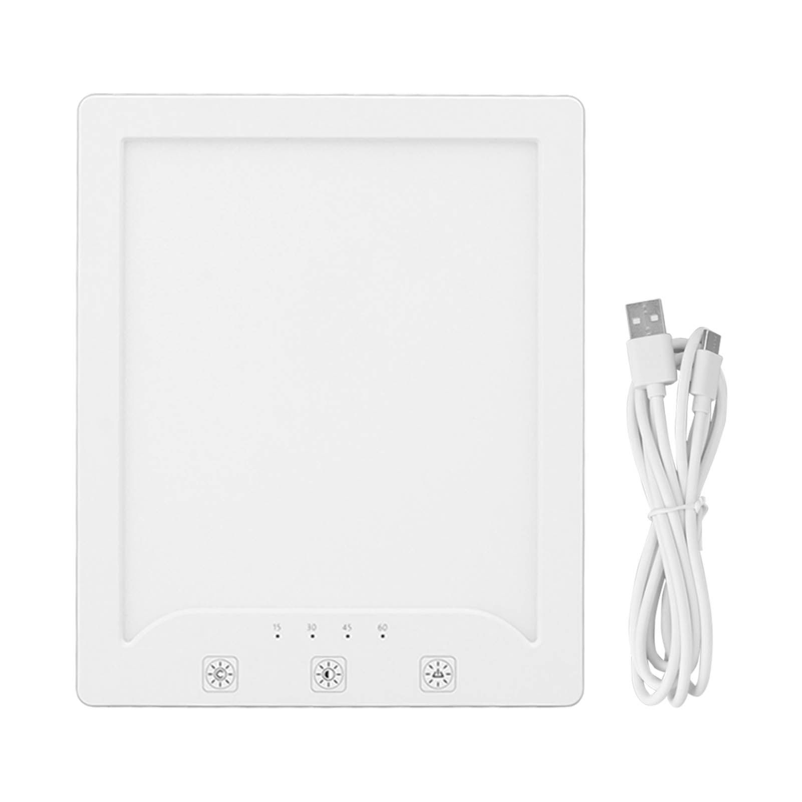 UV Free LED Light Physiotherapy Lamp Simulated Sunlight USB UV Free Sun Lamp with 10000lx 3 Color Temperature 10 Brightness