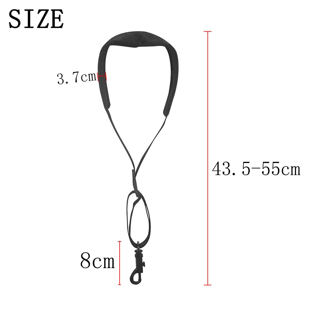 Saxophone Strap Leather Harness Bass Clarinets Neck Belt for Kids Leather Strap Adjustable Strap Leather Waist Belt — image 2
