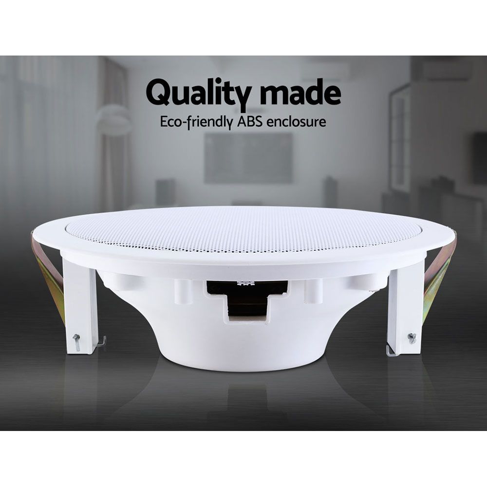 Giantz 6''Ceiling Speakers In Wall Speaker Home Audio Stereos Tweeter 2pcs โ image 4