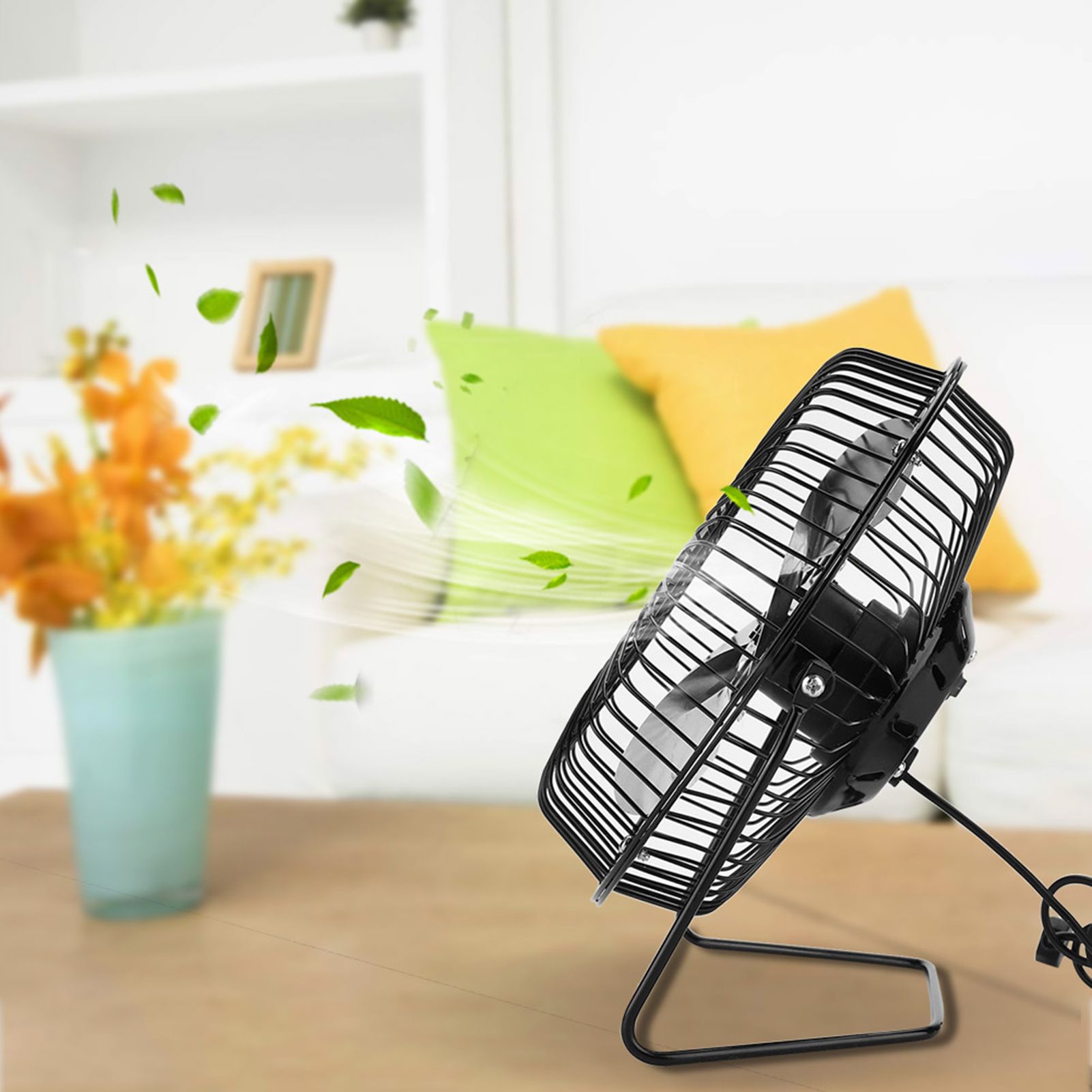 USB Solar Panel Powered Mini Portable Fan for Cooling Ventilation Home Travelling Fishing โ image 4