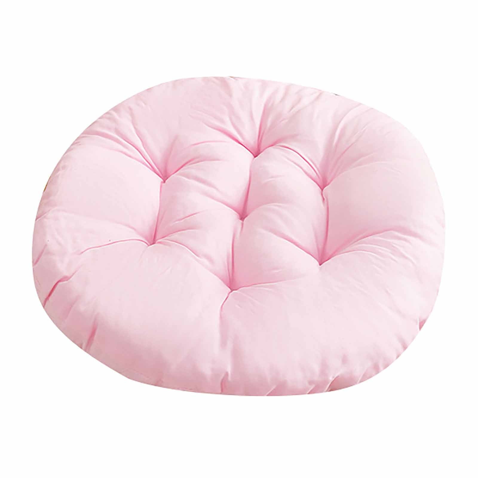 Round Seat Cushion Chair Pads for Kitchen Dining Chairs, Soft Comfort Chair Mat Pillow Cushions for Office Desk Living Room 16 Pink โ image 2