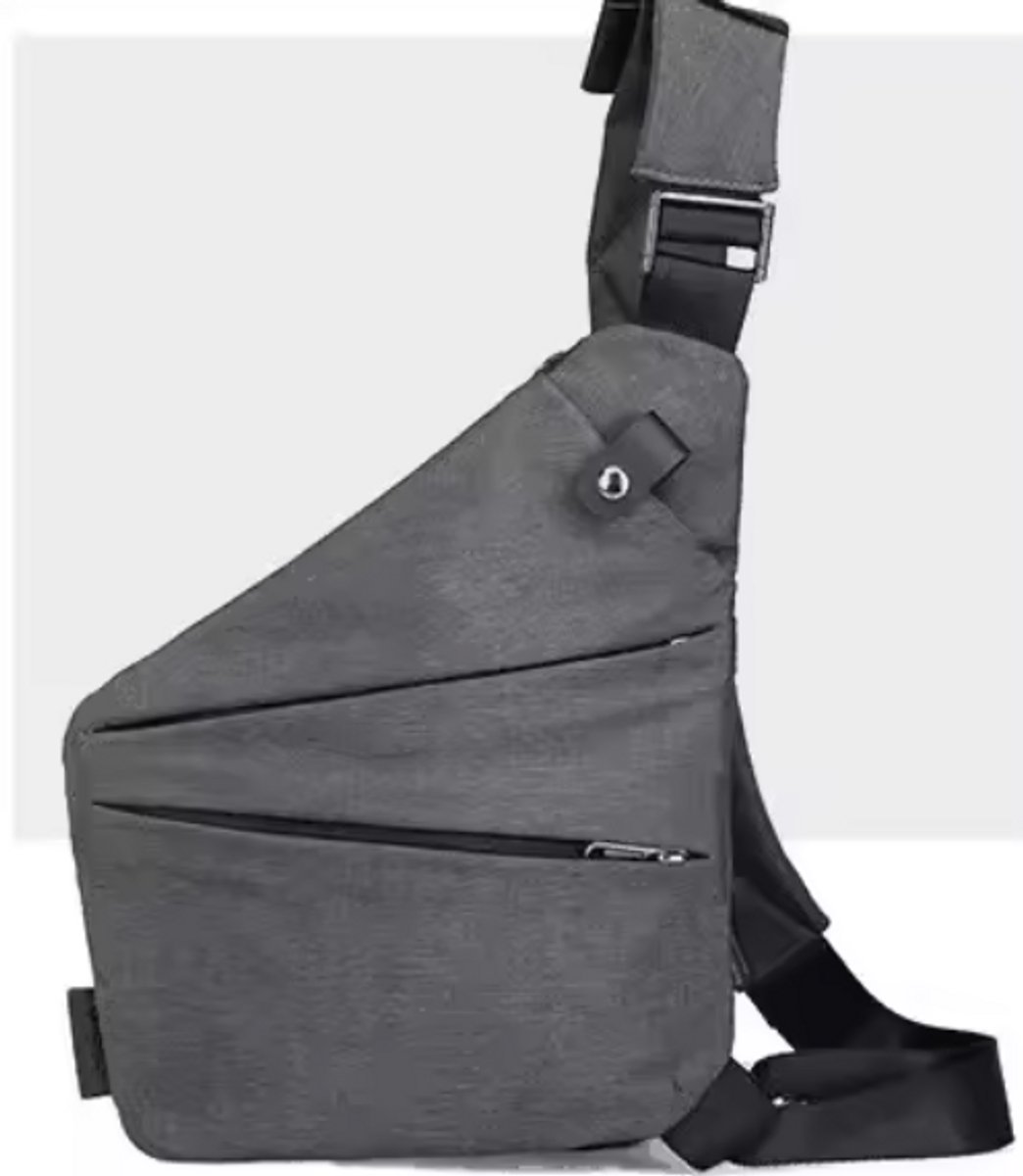 Anti-theft travel bag, small messenger bag, shoulder bag, lightweight backpack, casual chest bag with single strap for travel, sports, walking, cycling — image 3