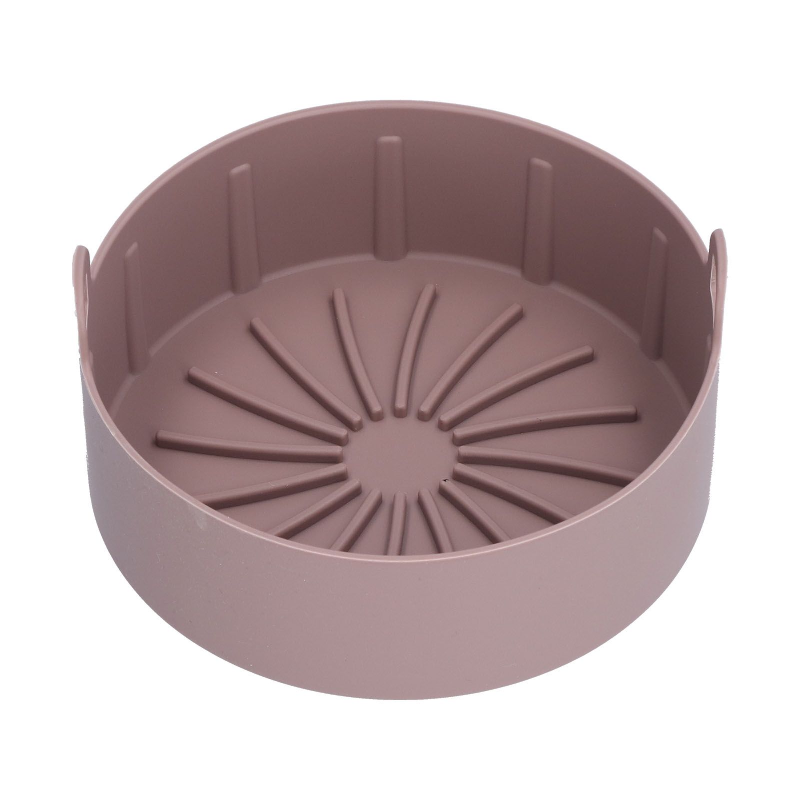 Reusable Silicone Pot Replacement Kitchen Electric Fryer Basket Tray Baking Accessory 20℃220℃(16cm Coffee ) — image 3