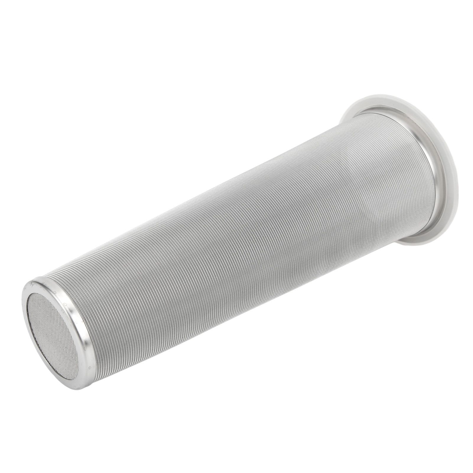 304 Stainless Steel Cold Brew Coffee Filter Cone Mesh with White Rubber Circle Coffee Brew Infuser for Fruit Drink 8x21cm/3.1x8.2in โ image 2