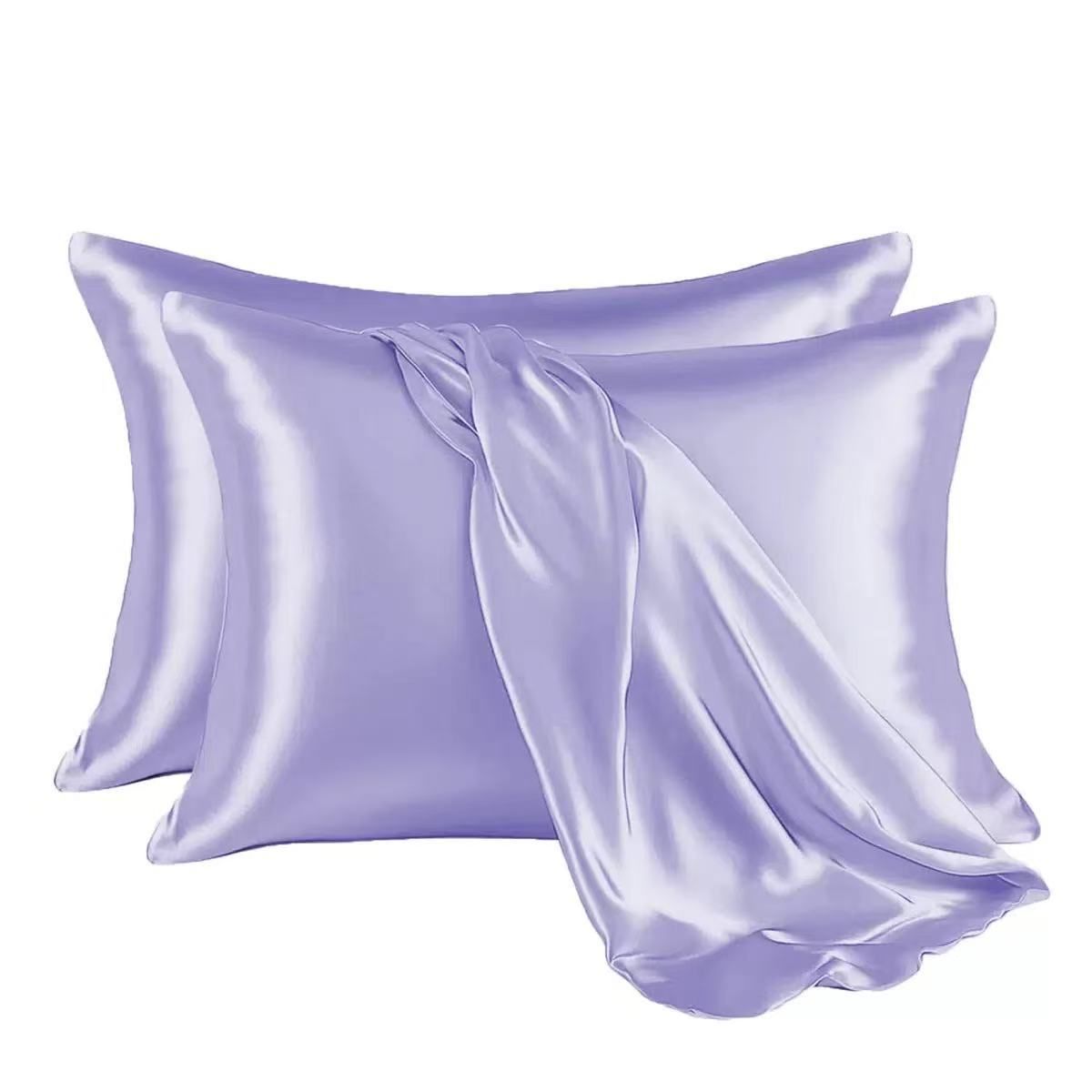 Pillowcase Synthetic Fiber 5176cm Twill Light purple 51 × 76cm