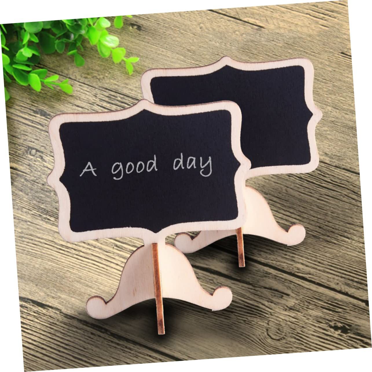 10 pcs Mini Blackboard Signs Mini Chalkboards Mini Blackboard Stand Mini Chalkboard Signs light weight makes it easy โ image 4
