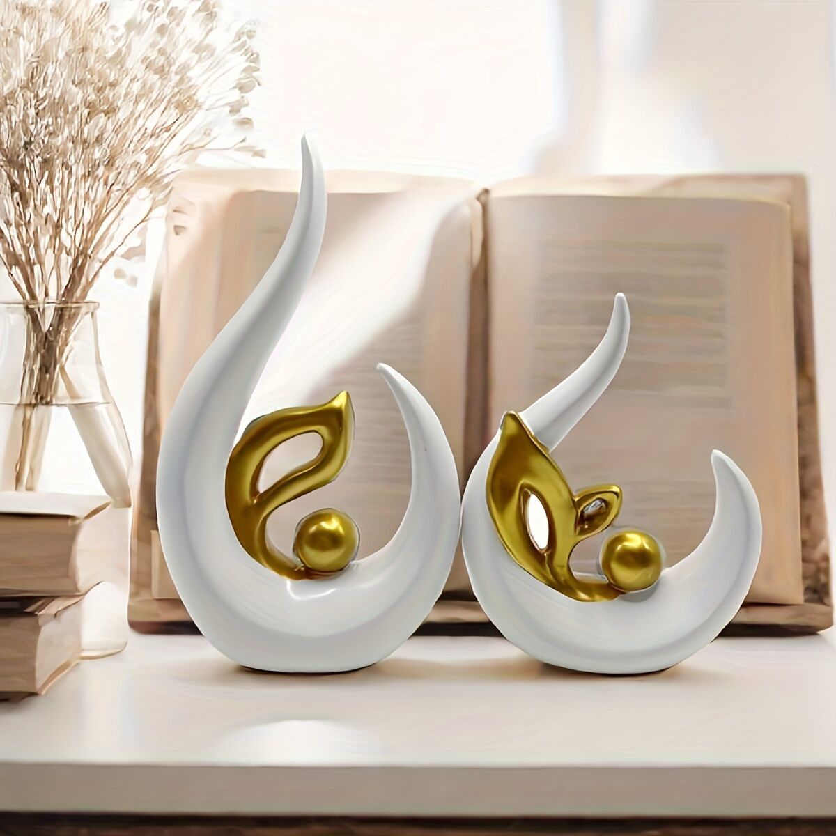 Platinum Ceramic "New Life" Sculpture: Symbolizing growth through the form of a sprouting seed, inspiring upward progress step by step — image 5