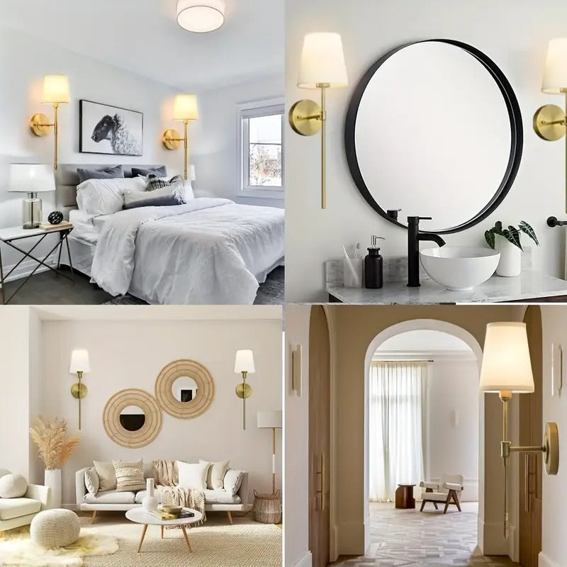 Battery Wall Sconces Set of 2 with Remote — image 6