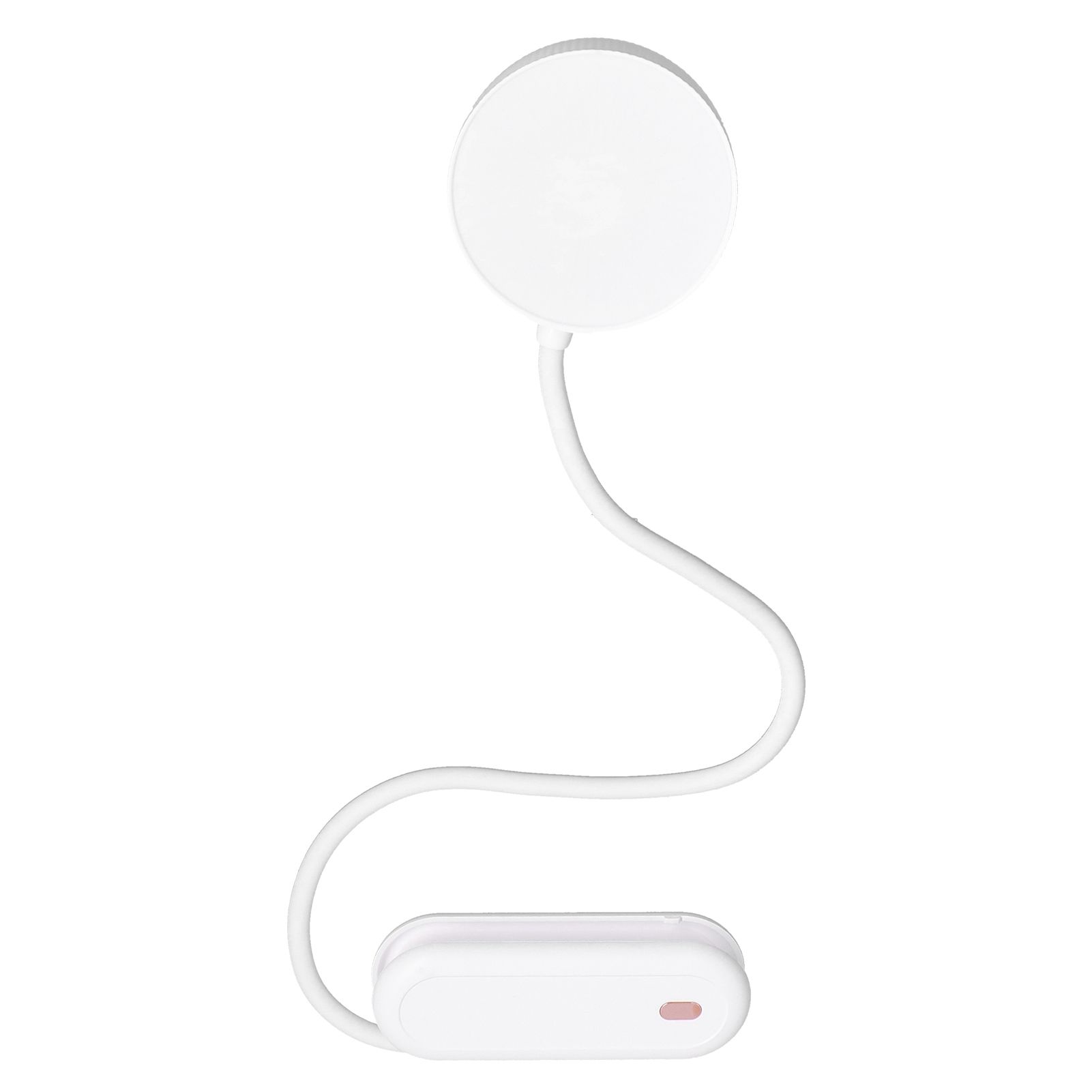 LED Desk Lamp with Gooseneck Night Light 3 Color Stepless Dimming Foldable Eye Protection Lamp USB ChargingWhite β image 2