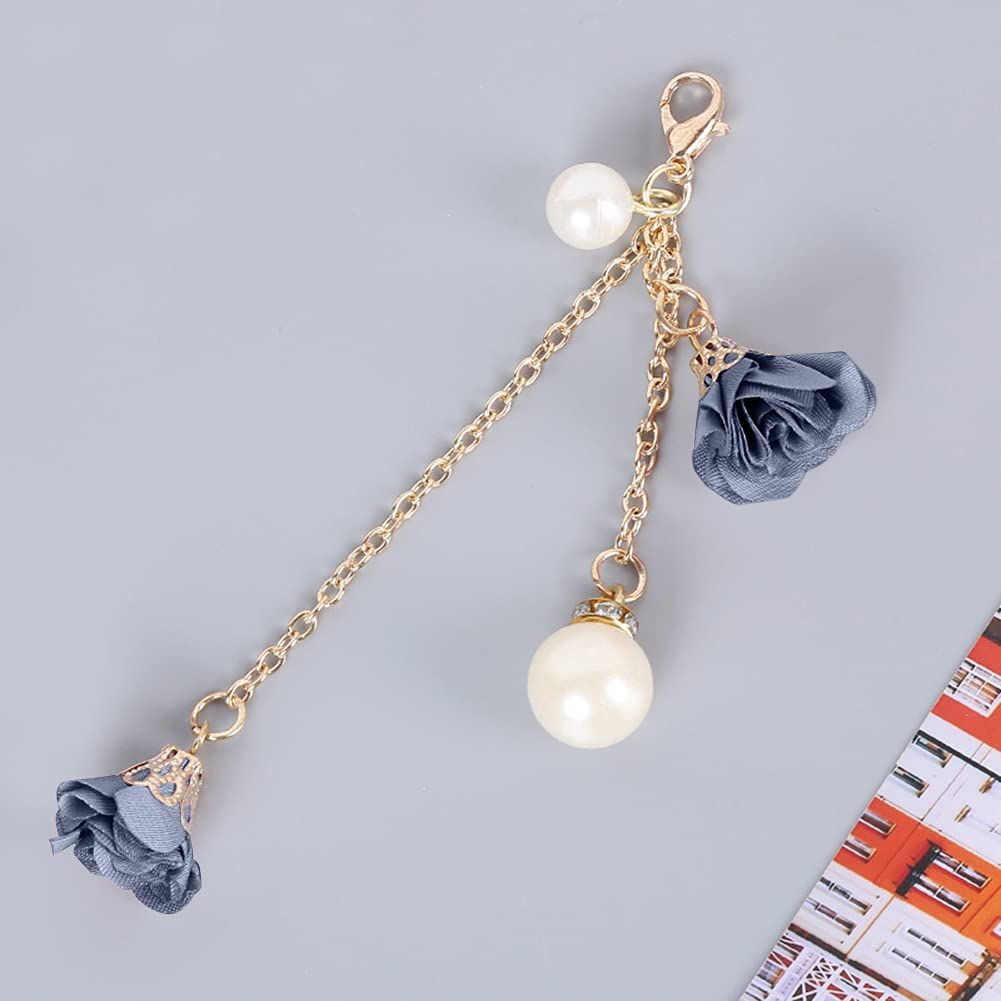 Cell Phone Straps Crystal Flower Charm Phone Lanyard Pocket Keychain Strap Key Purse Decoration for Woman โ image 2