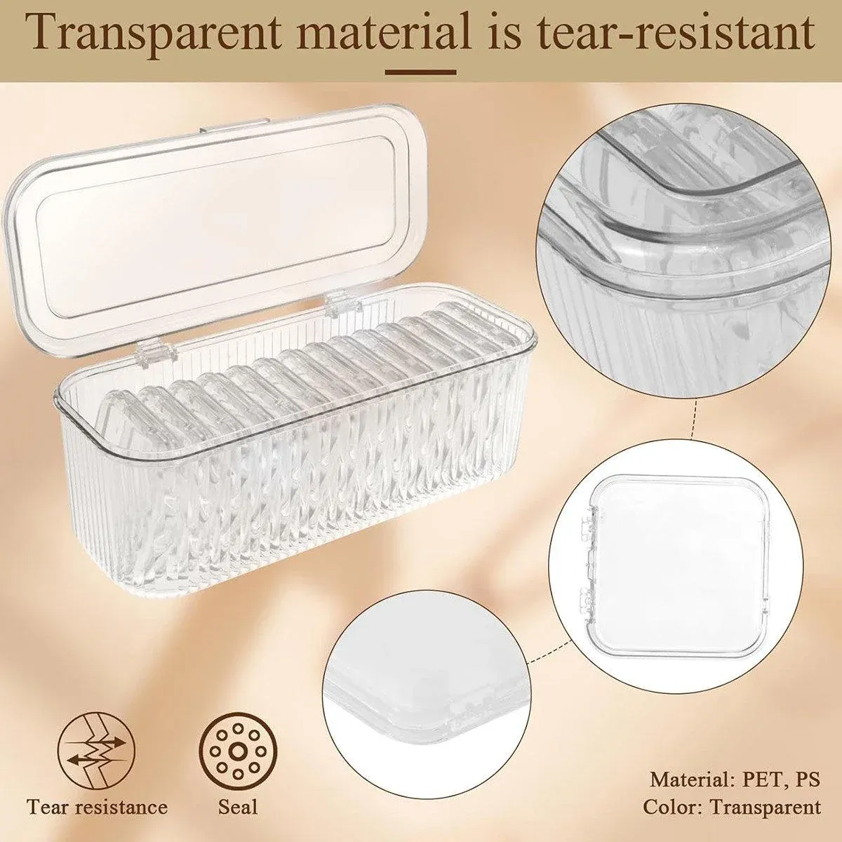 15pcs Transparent Storage Box Jewelry Organizer Bracelet Necklace Anti-Oxidation โ image 4