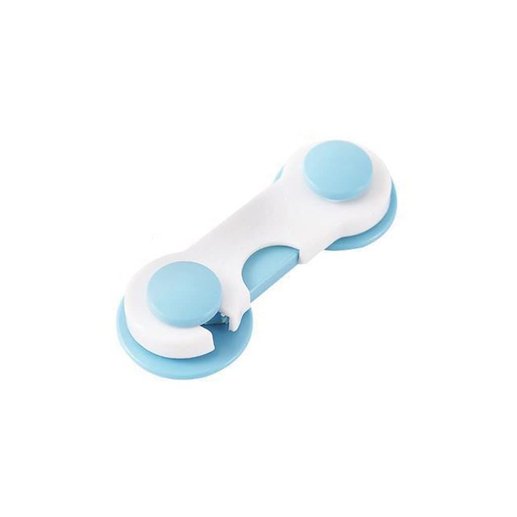 Cabinet Door Locks for Baby Proof and Child Safety, 2 Pack Cabinet Locks with Adhesive for Drawer Cupboards Fridge Closet