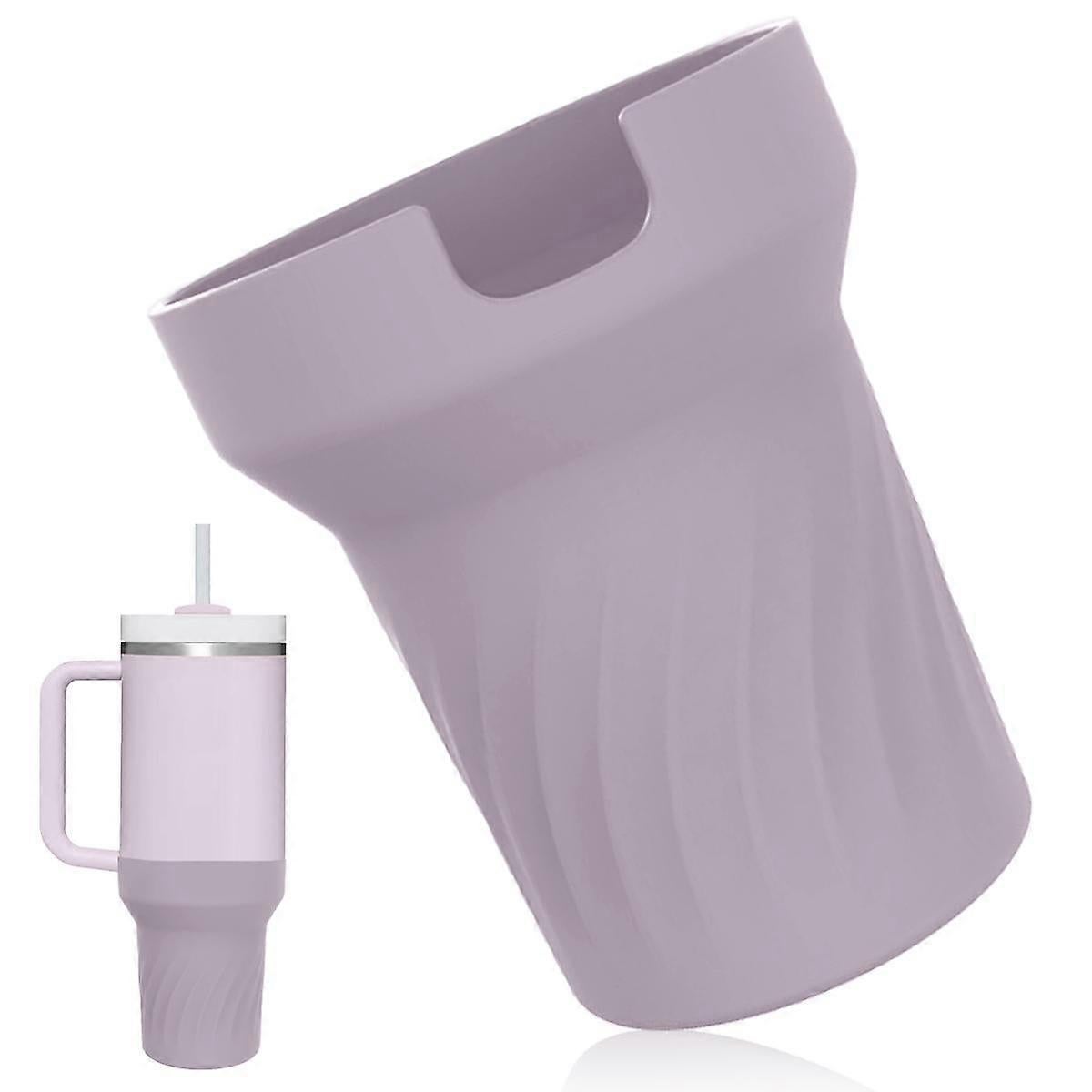 Silicone Boot for Stanley 40 oz Tumbler with Handle - Water Bottle Bottom Cover Fits Stanley Cup Accessories