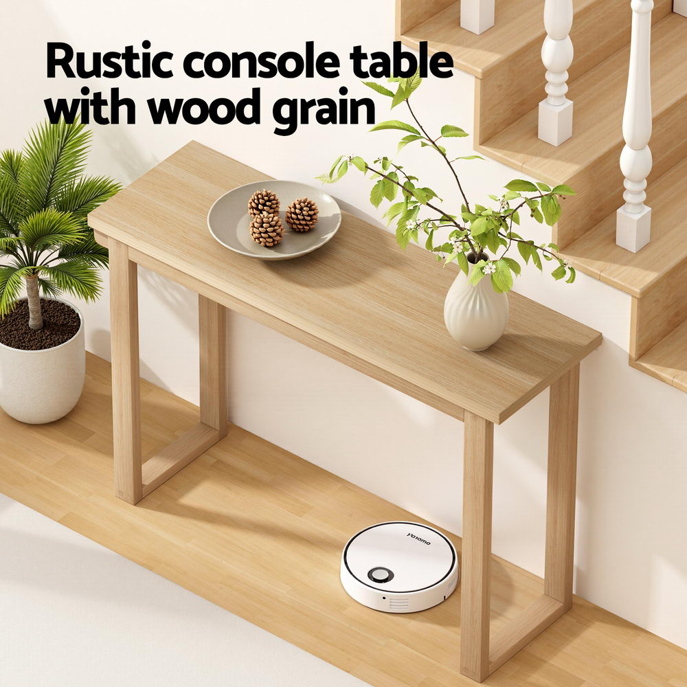 Artiss Console Table 110CM Pine — image 6