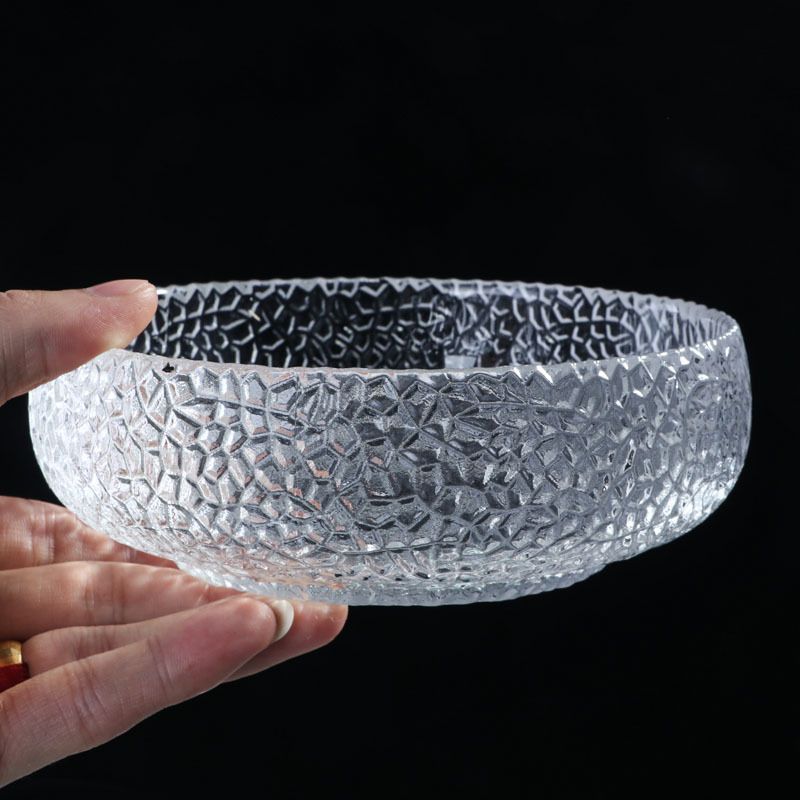 Ashtray Glass Ashtray Large Round Home Living Room Bedroom Study Cigarette Cigar Ashtray Simple Atmosphere Office Ashtray — image 3