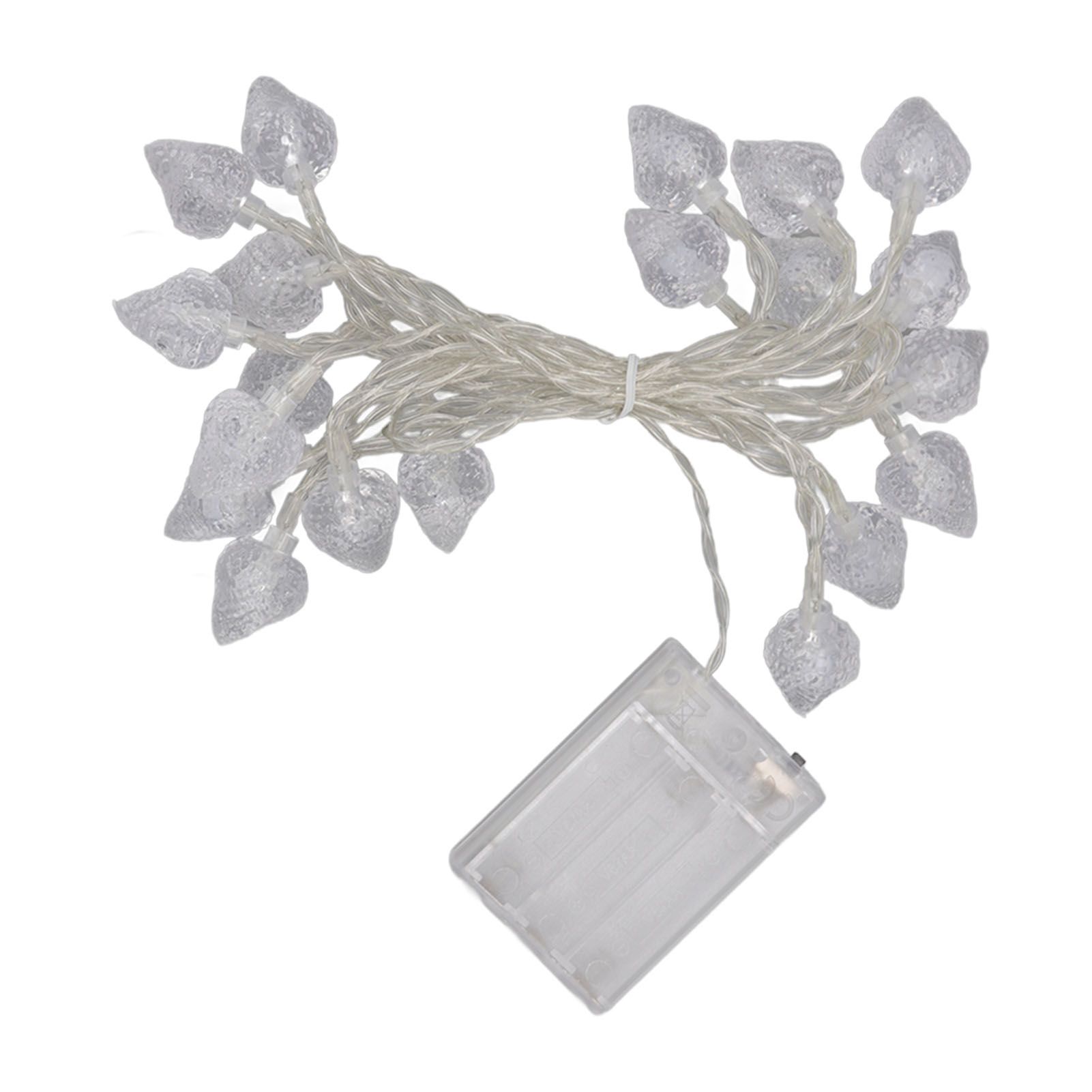 20 LEDs Christmas Lights Outdoor Strawberry Fairy String Lights Battery Powered Festival Decor Light String for Home Room โ image 2