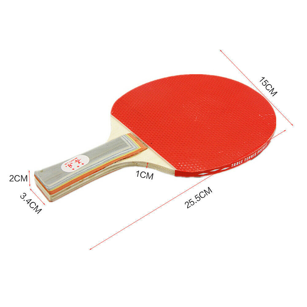 2 Players Table Tennis Set 2 Rackets Bats with 3 Ping Pong Balls Home Sports β image 5