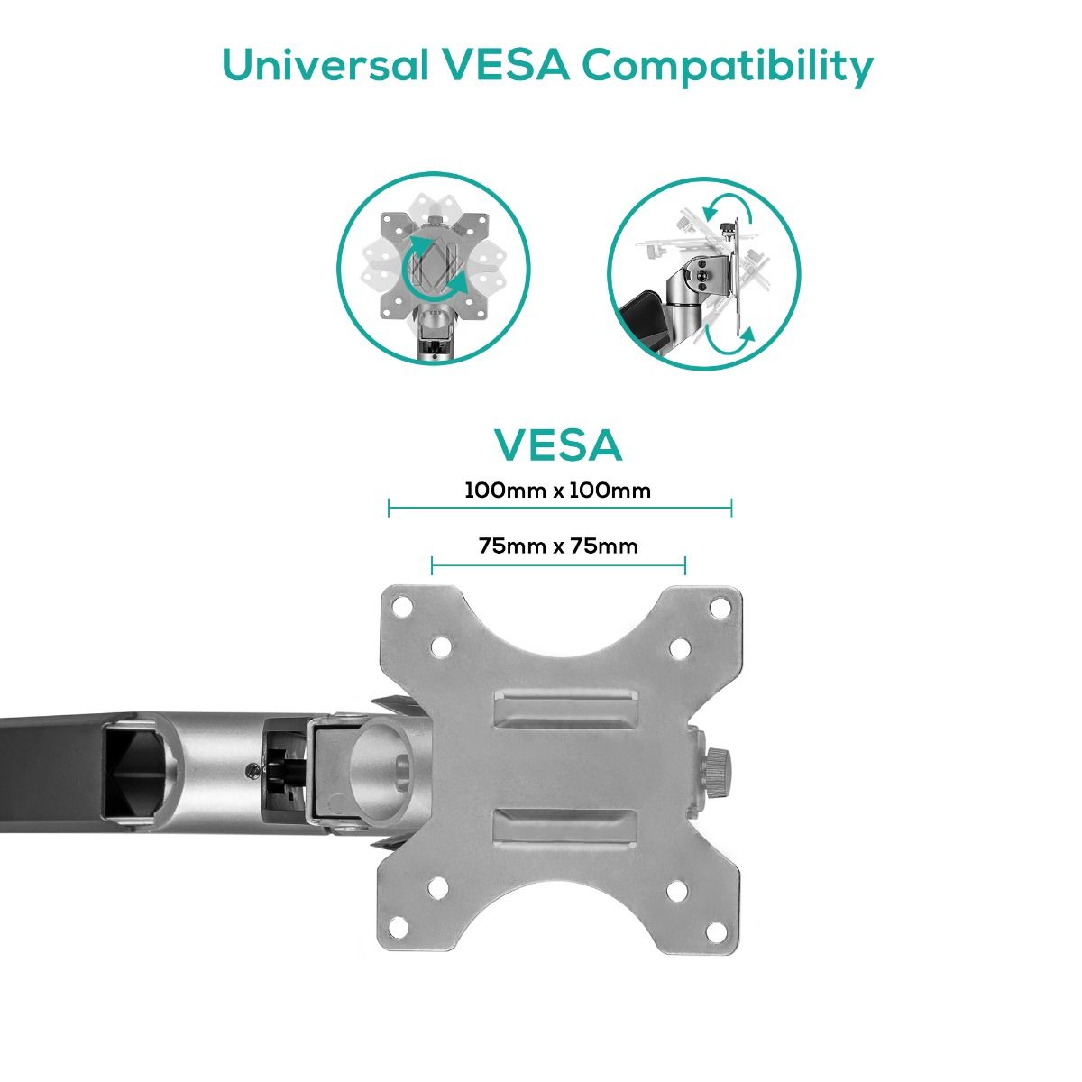 activiva Heavy Duty Single Monitor Screen Gas Spring Monitor Arm โ image 3