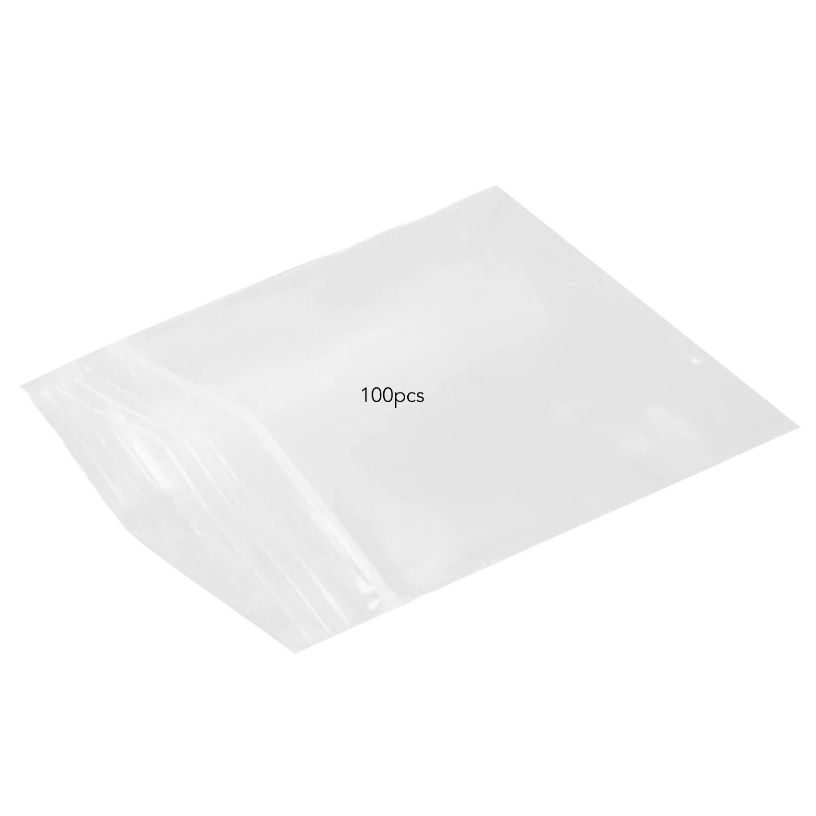 100pcs Snack Storage Bags Transparent Leakage Proof Thick Clear Zip PE Sealed Bags for Home Use โ image 3
