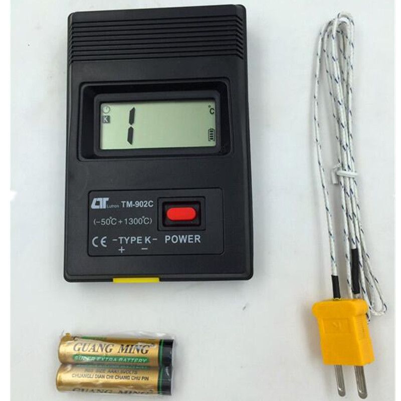 Digital Thermometer Type Sensor Temperature Probe, Dual Channel -Type Thermocouple Sensor -50 °C / 1300 °C — image 2