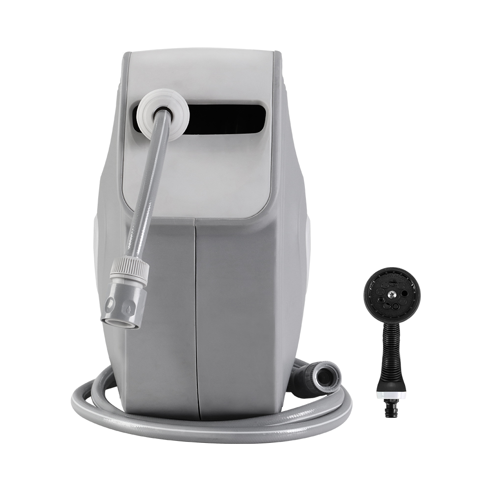 Water Hose Reel 20M Retractable Auto Rewind Spray Gun Garden — image 3