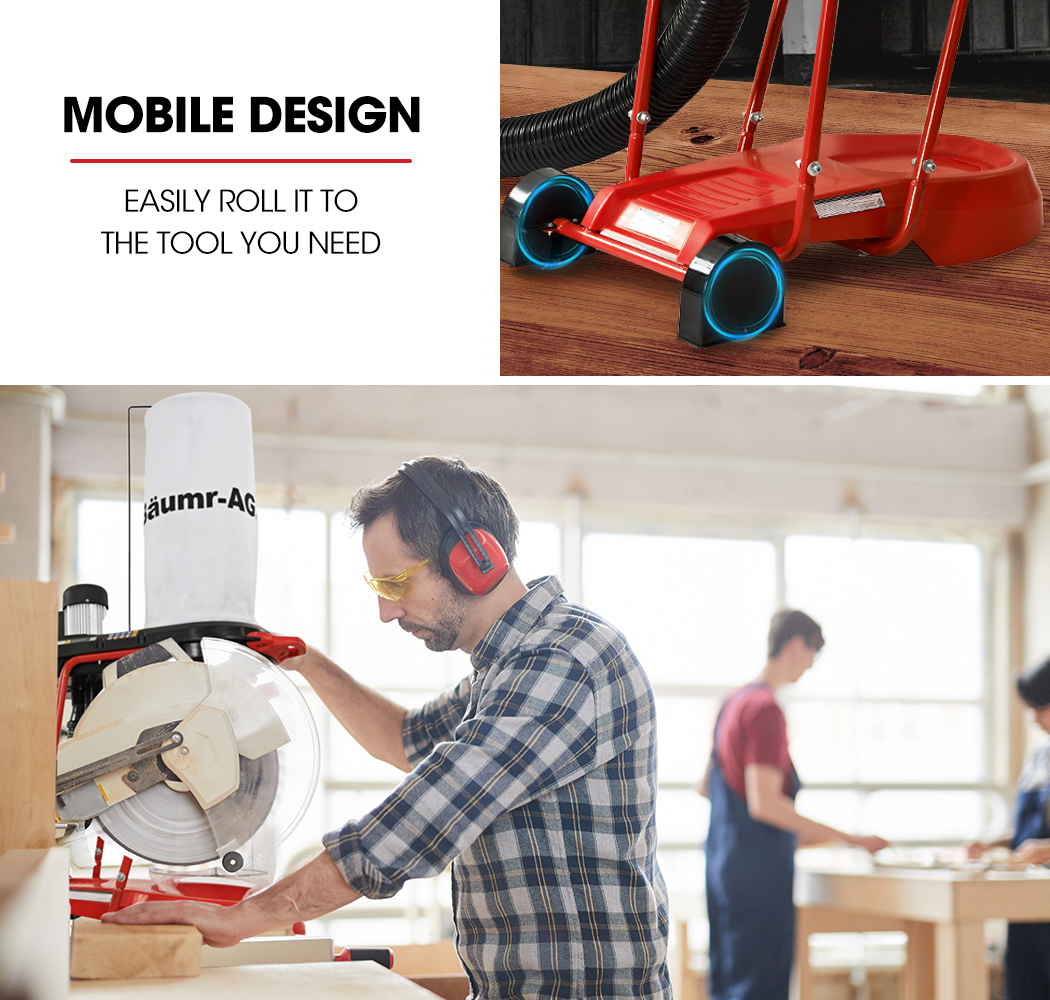 Baumr-AG Dust Collector Extraction Cyclone Woodworking Portable Catcher Workshop โ image 3