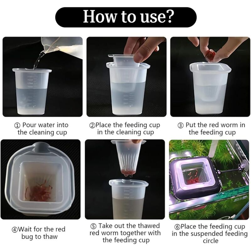 3 In 1 Aquarium Floating Ring Cone Food Dispenser Aquarium Fish Food Dispenser Aquarium Accessory For Goldfish — image 3