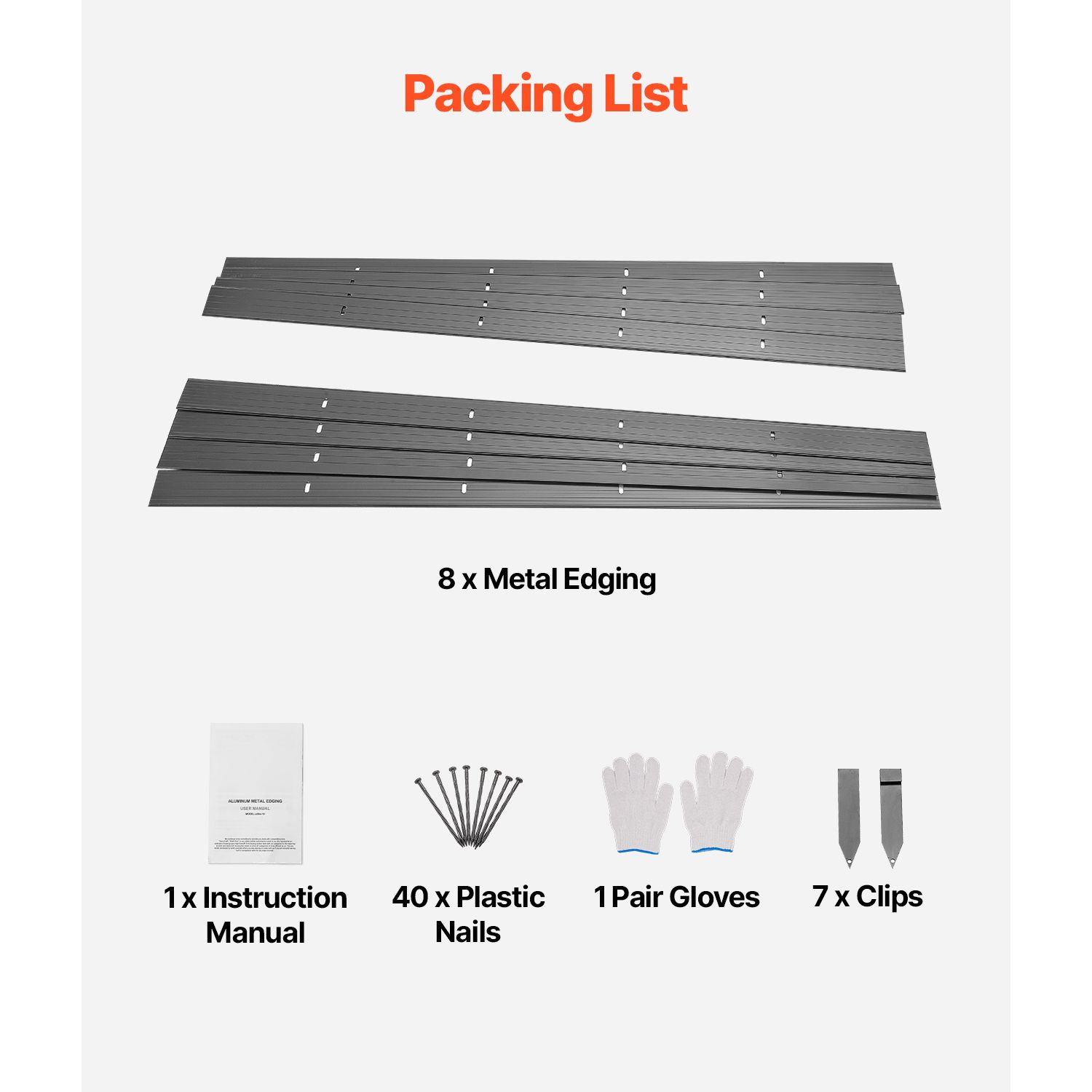 Metal Landscape Edging, 8 Packs 72 in Rust-Resistant Aluminum Alloy Landscape Edging, Bendable Garden Edging Border, Heavy Duty Lawn Edging Fence for Flower β image 5