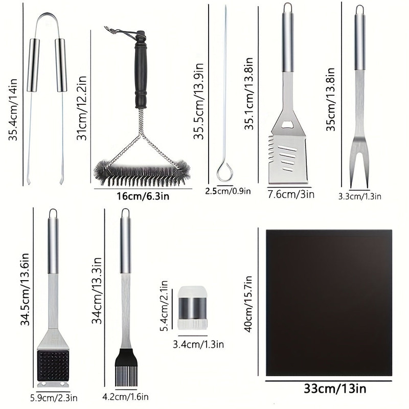 BBQ Grill Accessories Set (17pcs) โ image 5