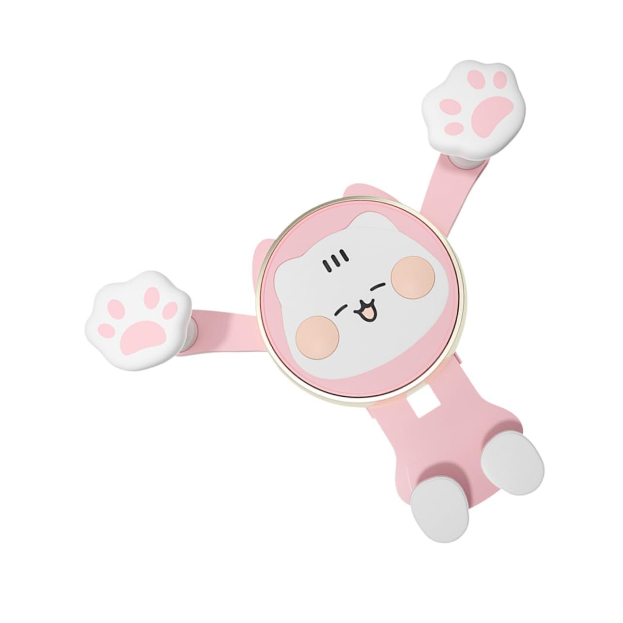 Cute Phone Mount for Car, Pink Cat Air Vent Clip Cell Phone Holder for Car Compatible with 4-7 inch Smartphones, Car Accessories — image 2
