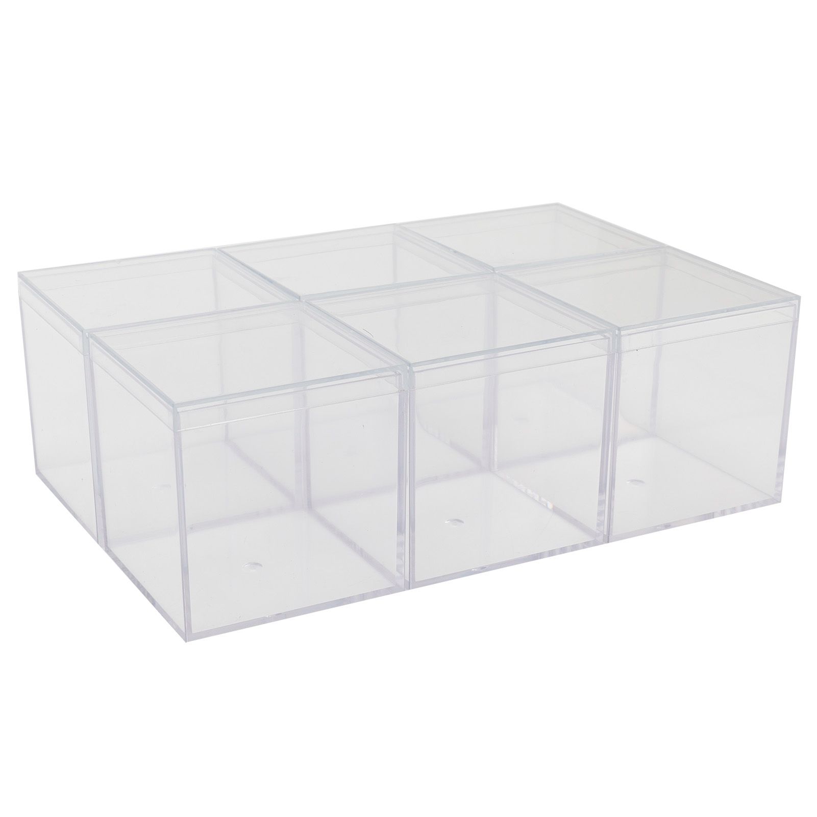 6 Set Plastic Clear Box with Separate Lid Candies Storage Containers Party Gifts Favor โ image 3