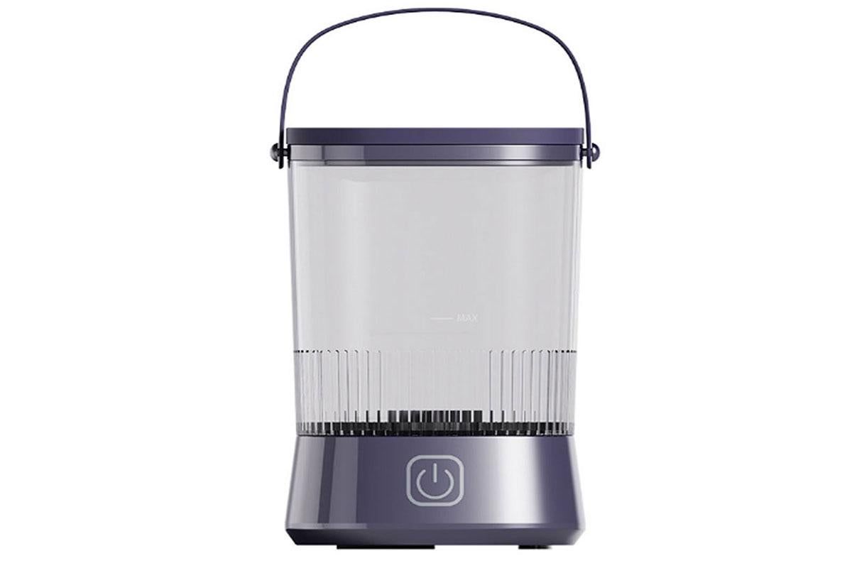 Water-Resistant Electric Makeup Brush Cleaner Automatic Brush Cleaner Dryer Tool -Purple โ image 2