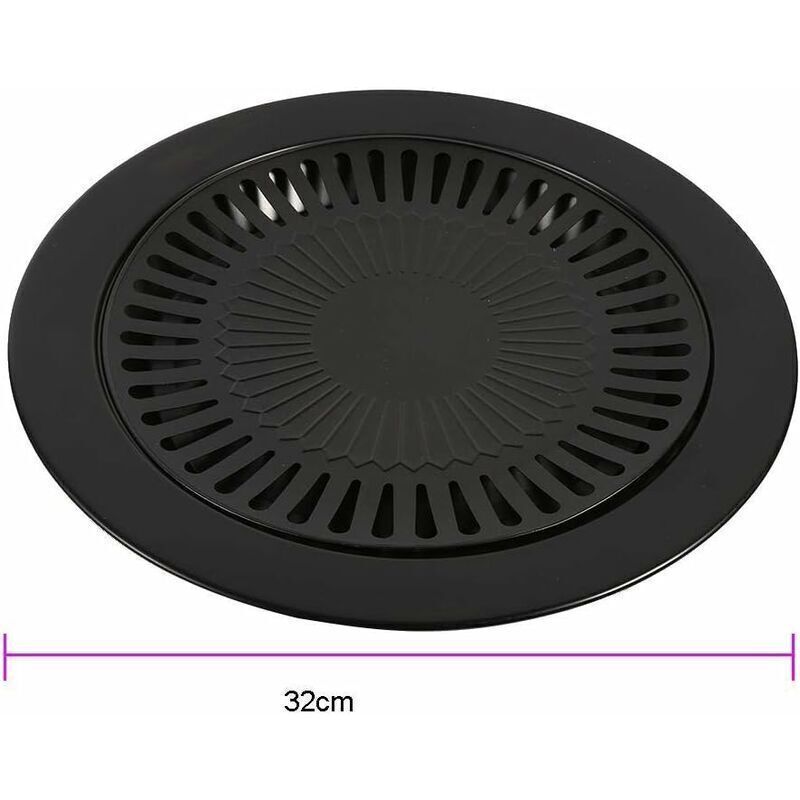 Korean BBQ Stove, Stainless Steel Rotisserie, Round Grill Set for Outdoor and Indoor Camping — image 4