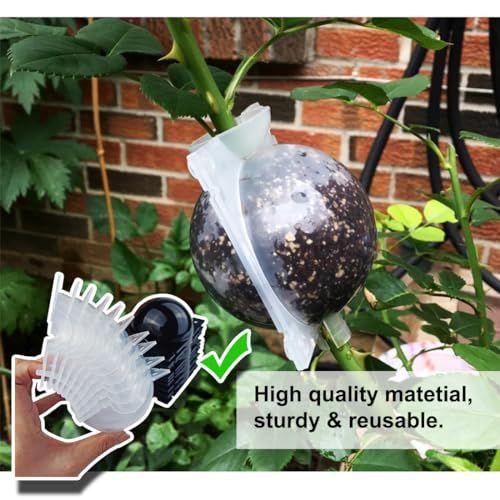 20 PCS Air Layering Propagation Kit with Zip Ties, Reusable Grafting Ball, Clear Air Layering Pods, Rooting Ball for Fast Propagation (Small) — image 5