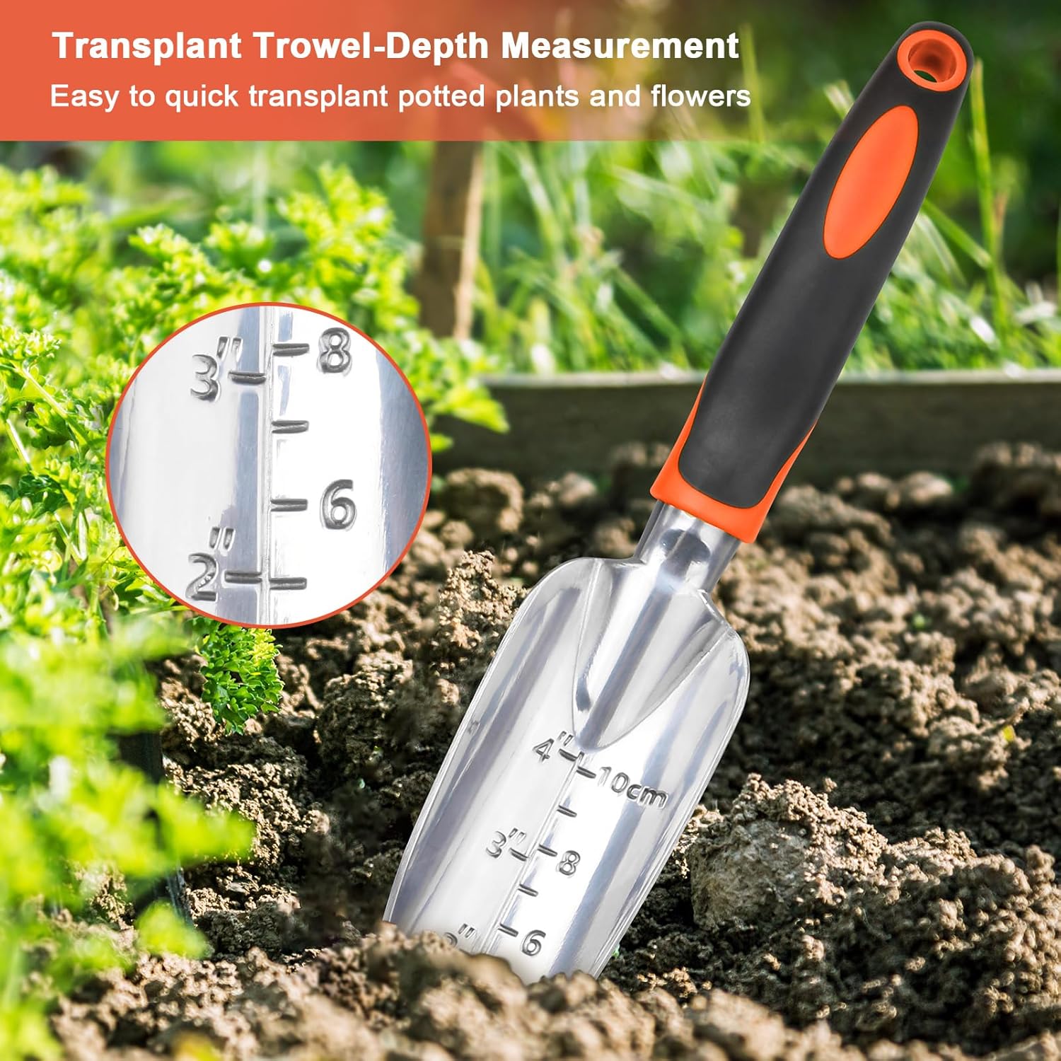 Garden Tools Set, 3 Pack Heavy Duty Gardening Tools Set + Trimmer Shoulder Strap for Weed, Adjustable Shoulder Straps Pads โ image 5