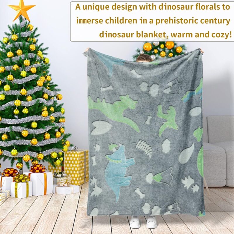 Kids Cozy Blanket, Glow In The DArk Soft Cozy Blanket, Sofa Bed Soft Blanket For Girls And Boys. (130X150 Cm) — image 3