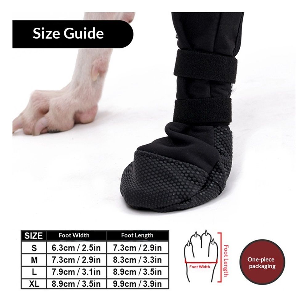 2 pack Dog Paw Wound Recovery Boot, Breathable Dog Bootie for Injured Paw, Anti-Slip Dog Shoe with Self-Adhesive Strap, Dog Paw Protector for Outdoor Walking & — image 2