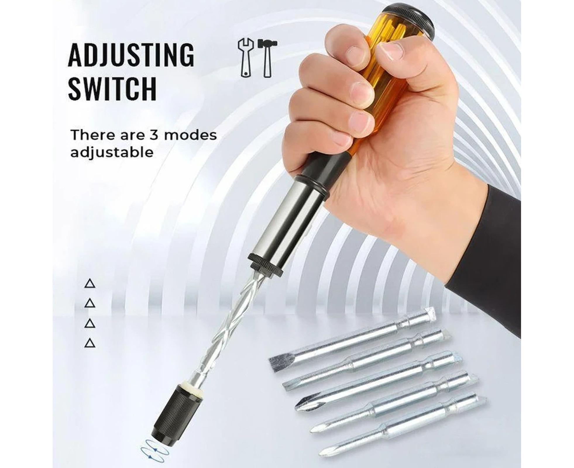 1 Set Screwdrivers Demountable High Precision Metal Hand Pressing Nut Drivers Hand Tools-Yellow โ image 2