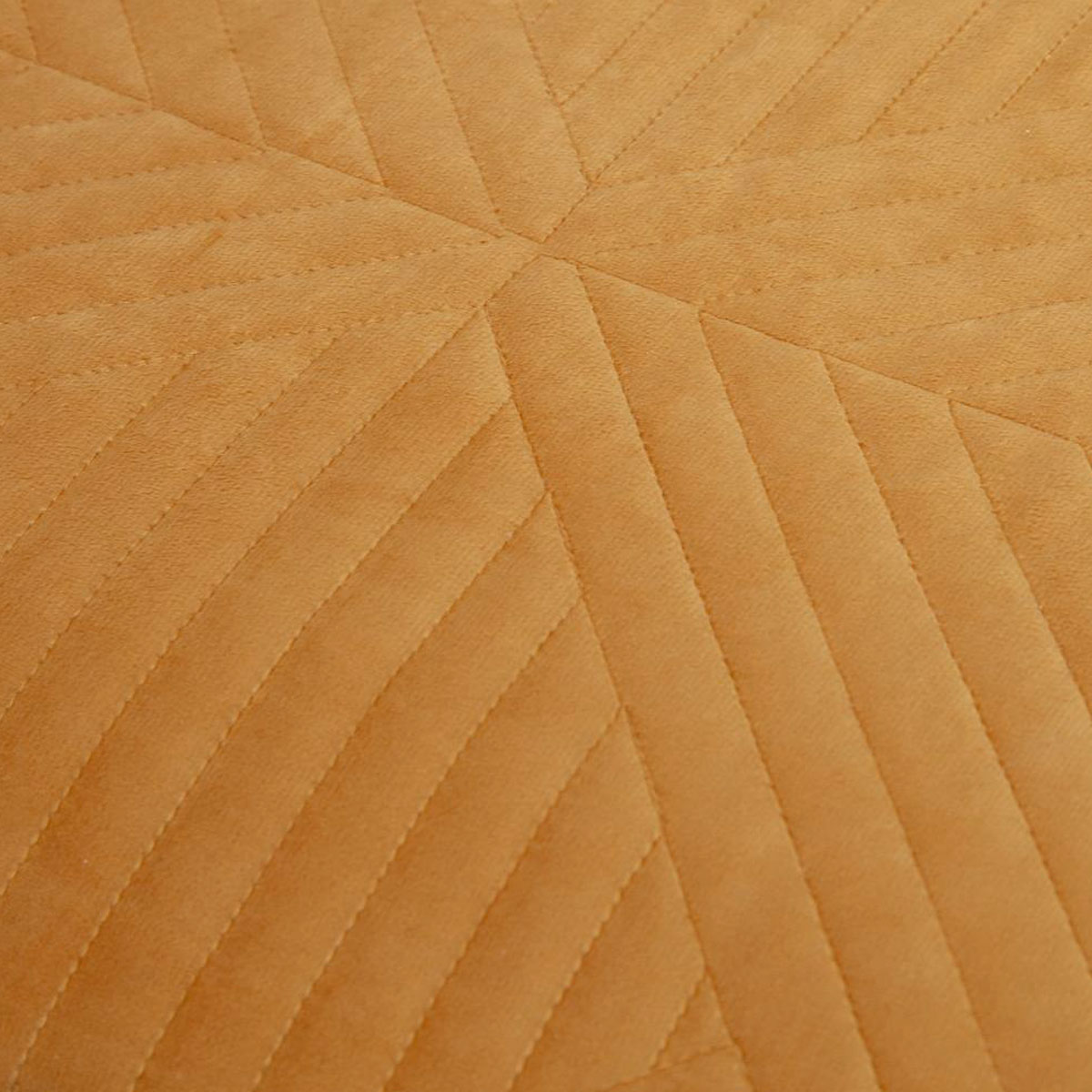 J.Elliot Home Merida Mustard Velvet Quilted Coverlet Set Queen/King โ image 2