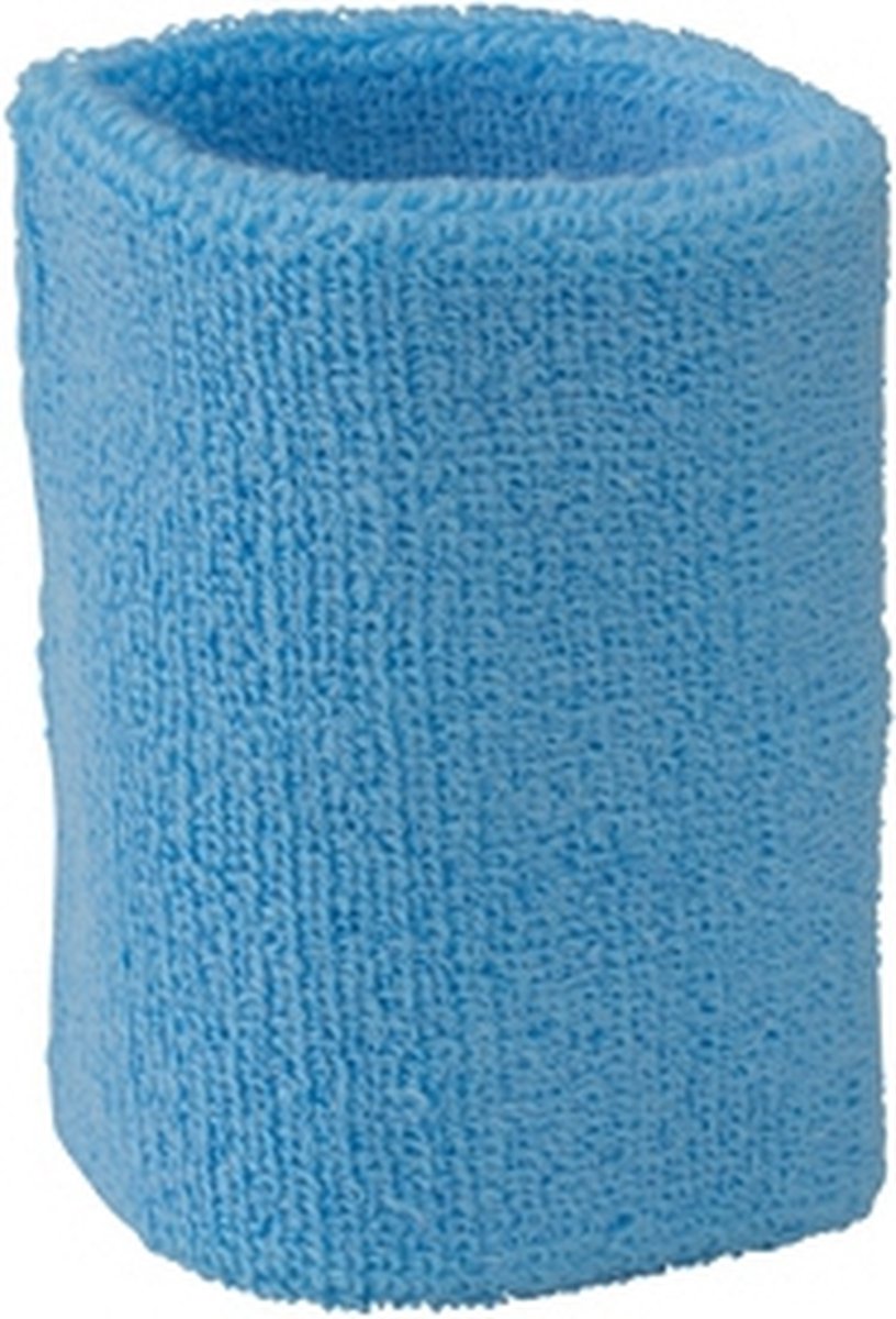 Light blue wrist sweatbands 2 pieces — image 5