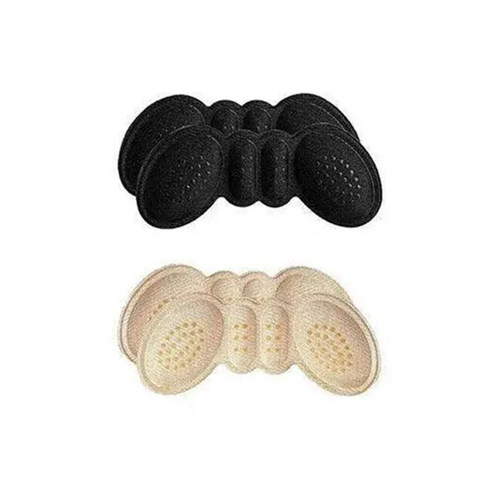 1Pair Thin Heel Insole Heel Protectors Heel Pads Shoe Liner Shoe Inserts Heel Grip - Apricot — image 3