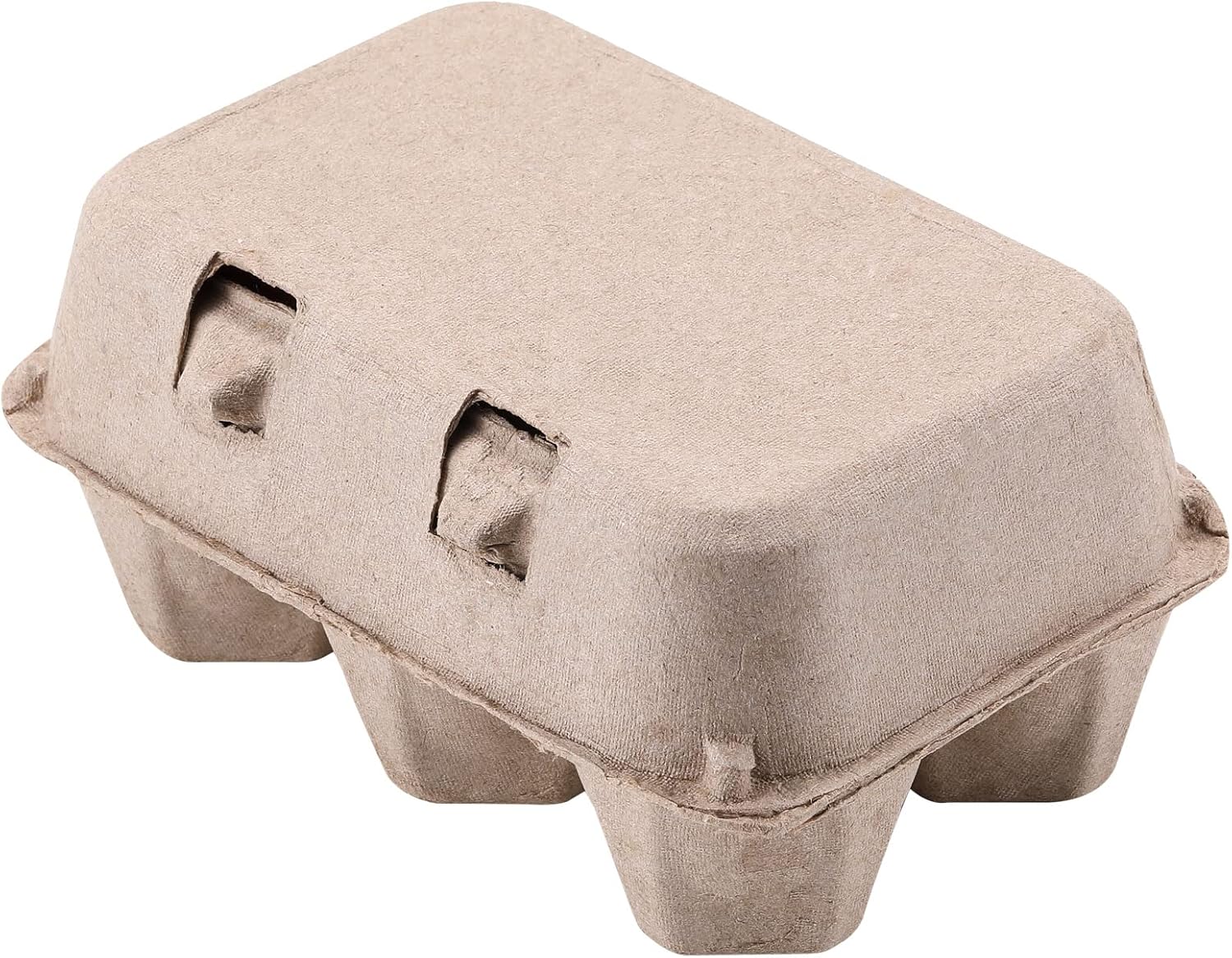 Half Dozen Vintage Egg Cartons 25 Pack, Blank Natural Pulp 6 Count Carton for Chicken Eggs Reusable, Storage Tray Strong for Holds Up to Six 6 Egg Cardboard โ image 3