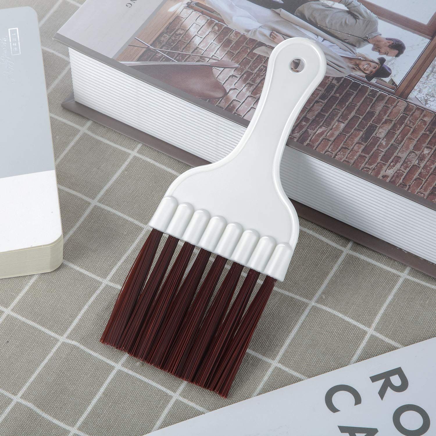 Air Conditioner Condenser Cleaning Brush Refrigerator Coil Brush HVAC Coil Cleaner Brush Small Plastic Whisk Brush — image 4