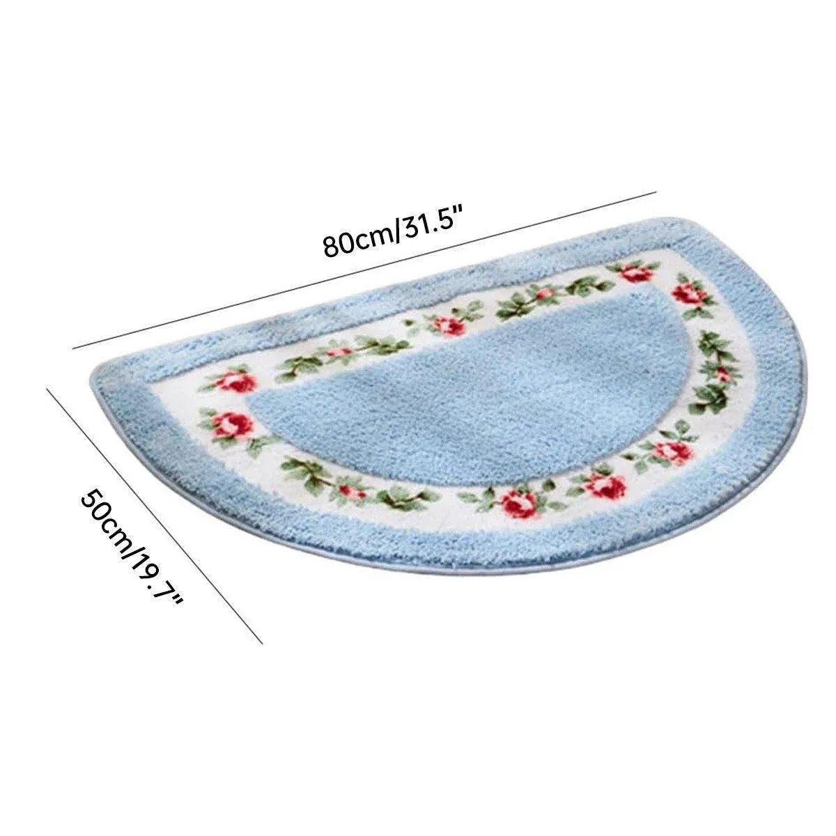 Non Slip Entry Mat Indoor Outdoor Mat Washable Foot Mat Foyer Bedroom - Green — image 4
