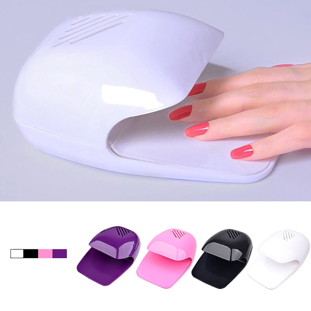 Portable Finger Toe Nail Polish Dryer Drying Blow Fan Manicure Art Tool Machine Black โ image 2