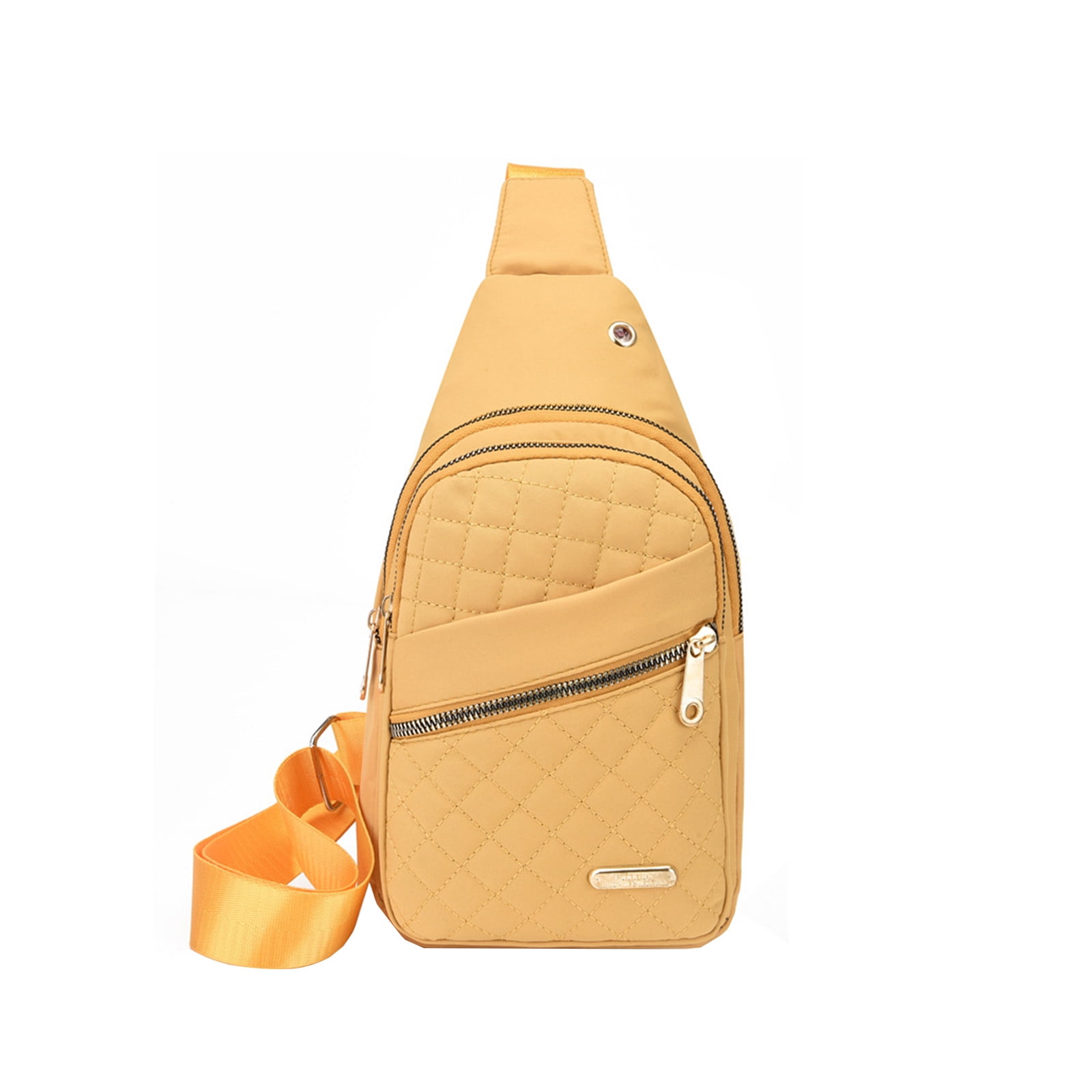 Sling Bag for Women, Crossbody Sling Backpack Small Sling Bag Multipurpose Crossbody Shoulder Bag Travel Hiking Backpack, Sling Bag for Men #1-Yellow — image 2
