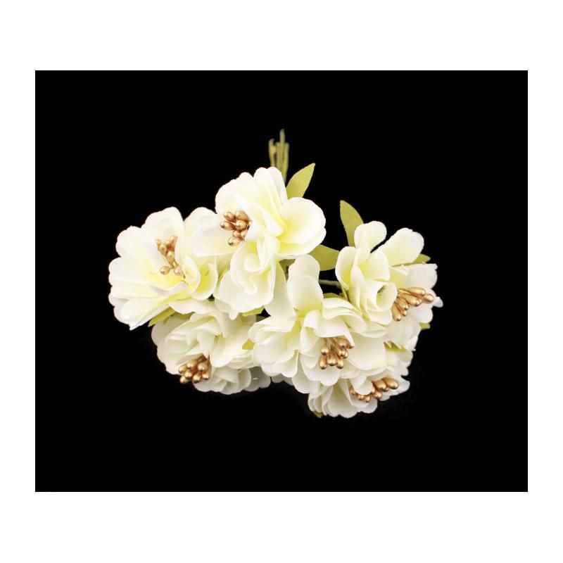 MINI FABRIC FLOWERS TOPPING for Hat Decoration - High Quality Product